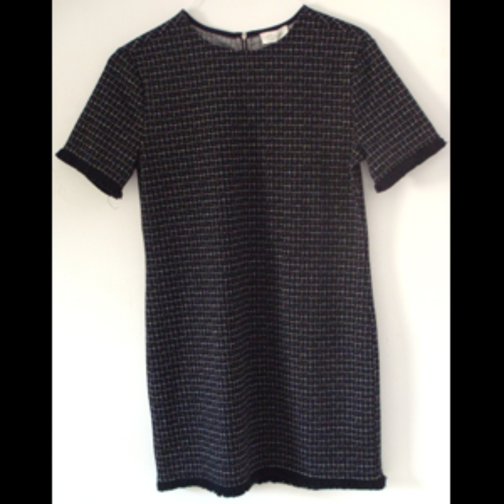 Women’s Dress Jacquard Knit “R D Style” Black Smal